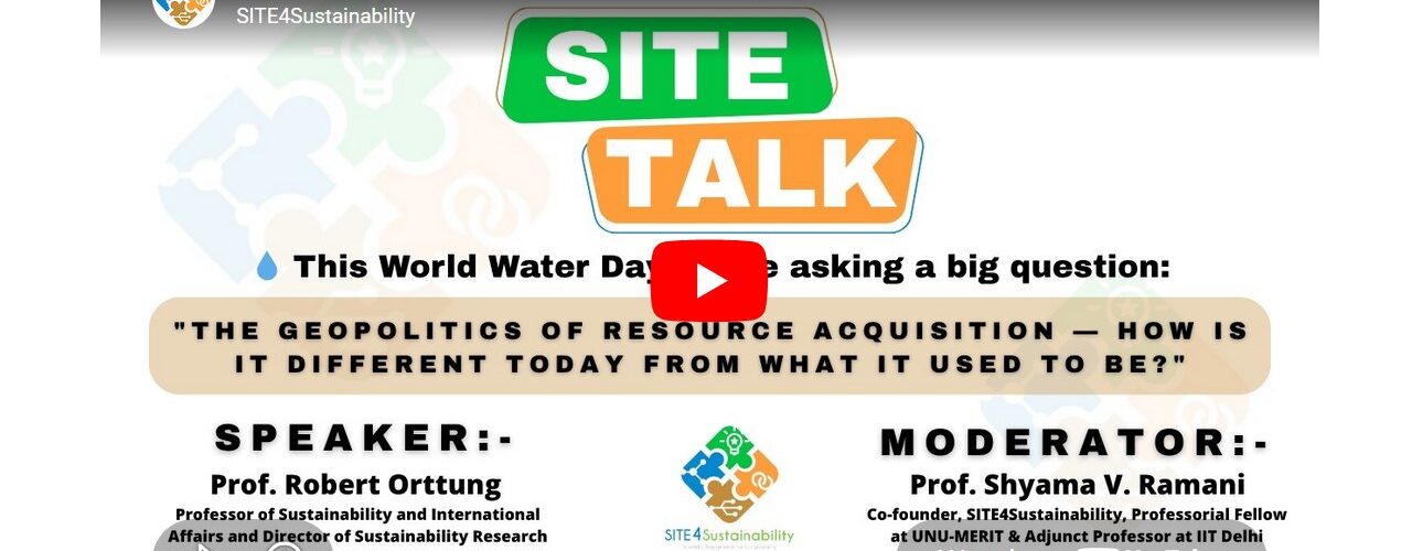 SITE World Water Day Discussion