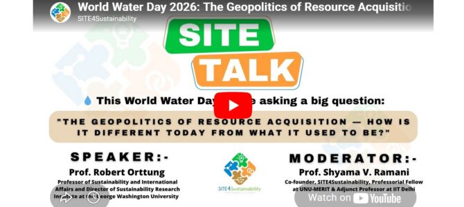 SITE World Water Day Discussion